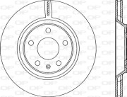 BDR2271.20 Brzdový kotouč OPEN PARTS