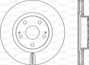 BDR2318.20 Brzdový kotouč OPEN PARTS