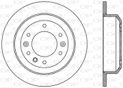 BDR2372.10 Brzdový kotouč OPEN PARTS