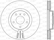 BDR2400.20 Brzdový kotouč OPEN PARTS