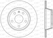 BDR2449.10 Brzdový kotouč OPEN PARTS