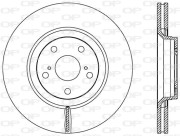 BDR2525.20 Brzdový kotouč OPEN PARTS