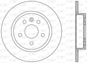 BDR2537.10 Brzdový kotouč OPEN PARTS