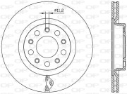 BDR2560.20 OPEN PARTS brzdový kotúč BDR2560.20 OPEN PARTS