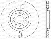 BDR2562.20 Brzdový kotouč OPEN PARTS