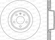 BDR2784.20 Brzdový kotouč OPEN PARTS