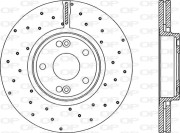 BDRS1959.25 Brzdový kotouč OPEN PARTS