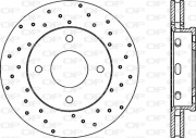 BDRS2055.25 Brzdový kotouč OPEN PARTS