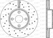 BDRS2155.25 Brzdový kotouč OPEN PARTS