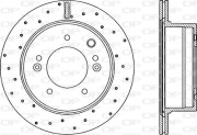 BDRS2241.25 Brzdový kotouč OPEN PARTS