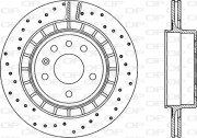 BDRS2242.25 Brzdový kotouč OPEN PARTS