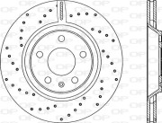 BDRS2271.25 Brzdový kotouč OPEN PARTS