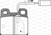 BPA0005.11 OPEN PARTS sada brzdových platničiek kotúčovej brzdy BPA0005.11 OPEN PARTS