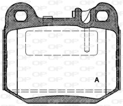 BPA0014.40 OPEN PARTS sada brzdových platničiek kotúčovej brzdy BPA0014.40 OPEN PARTS