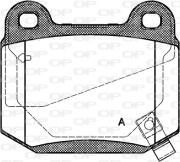 BPA0014.52 OPEN PARTS sada brzdových platničiek kotúčovej brzdy BPA0014.52 OPEN PARTS