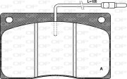 BPA0044.02 Sada brzdových destiček, kotoučová brzda OPEN PARTS