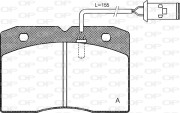 BPA0211.22 Sada brzdových destiček, kotoučová brzda OPEN PARTS