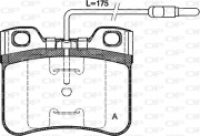 BPA0247.14 OPEN PARTS sada brzdových platničiek kotúčovej brzdy BPA0247.14 OPEN PARTS