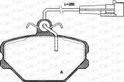 BPA0264.02 OPEN PARTS sada brzdových platničiek kotúčovej brzdy BPA0264.02 OPEN PARTS