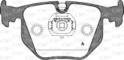 BPA0381.20 Sada brzdových destiček, kotoučová brzda OPEN PARTS