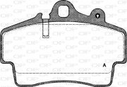 BPA0653.00 Sada brzdových destiček, kotoučová brzda OPEN PARTS