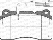 BPA0666.02 OPEN PARTS sada brzdových platničiek kotúčovej brzdy BPA0666.02 OPEN PARTS