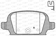 BPA0835.02 Sada brzdových destiček, kotoučová brzda OPEN PARTS