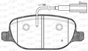 BPA0878.02 Sada brzdových destiček, kotoučová brzda OPEN PARTS