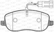 BPA0879.31 Sada brzdových destiček, kotoučová brzda OPEN PARTS