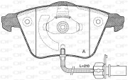 BPA0964.02 OPEN PARTS sada brzdových platničiek kotúčovej brzdy BPA0964.02 OPEN PARTS