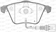 BPA0964.41 Sada brzdových destiček, kotoučová brzda OPEN PARTS