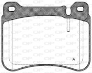 BPA1193.00 Sada brzdových destiček, kotoučová brzda OPEN PARTS