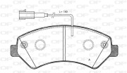 BPA1275.22 Sada brzdových destiček, kotoučová brzda OPEN PARTS