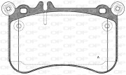 BPA1465.00 Sada brzdových destiček, kotoučová brzda OPEN PARTS