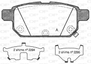 BPA1471.02 Sada brzdových destiček, kotoučová brzda OPEN PARTS