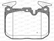 BPA1491.10 OPEN PARTS sada brzdových platničiek kotúčovej brzdy BPA1491.10 OPEN PARTS