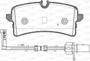 BPA1505.12 Sada brzdových destiček, kotoučová brzda OPEN PARTS