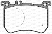 BPA1533.00 OPEN PARTS sada brzdových platničiek kotúčovej brzdy BPA1533.00 OPEN PARTS