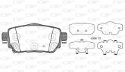 BPA1582.02 Sada brzdových destiček, kotoučová brzda OPEN PARTS