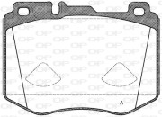 BPA1604.00 Sada brzdových destiček, kotoučová brzda OPEN PARTS