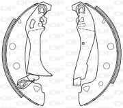 BSA2002.00 Sada brzdových čelistí OPEN PARTS