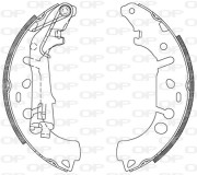 BSA2107.00 OPEN PARTS sada brzdových čeľustí BSA2107.00 OPEN PARTS