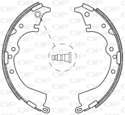 BSA2121.00 Sada brzdových čelistí OPEN PARTS