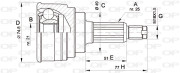 CVJ5260.10 Sada kloubů, hnací hřídel OPEN PARTS