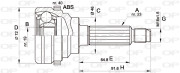 CVJ5274.10 OPEN PARTS sada kĺbov hnacieho hriadeľa CVJ5274.10 OPEN PARTS