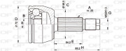 CVJ5277.10 Sada kloubů, hnací hřídel OPEN PARTS