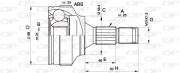 CVJ5297.10 Sada kloubů, hnací hřídel OPEN PARTS