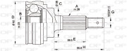 CVJ5336.10 OPEN PARTS sada kĺbov hnacieho hriadeľa CVJ5336.10 OPEN PARTS