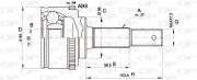 CVJ5338.10 Sada kloubů, hnací hřídel OPEN PARTS