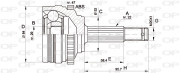 CVJ5388.10 Sada kloubů, hnací hřídel OPEN PARTS